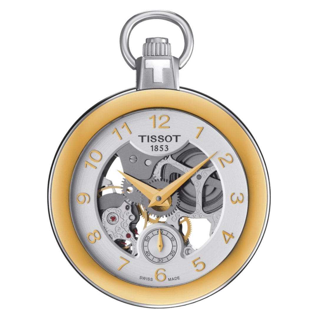 Tissot Pocket Mechanical Skeleton Mechanical Men&#39;s Watch T8534052941200