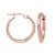 14K Rose Gold Classic Hoop Earrings