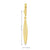 10K Yellow Gold High Polish Long Drop Earrings