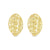 10K Yellow Gold Fancy Diamond Cut Stud Earrings