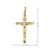 10k, 14k Yellow Gold Religious Italian Cross With Crucifix