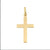 10k, 14k Yellow Gold Religious Italian Cross