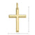 14 Karat Yellow Gold Religious Classic Italian Cross