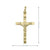 14 Karat Yellow Gold Classic Italian Cross Pendant With Crucifix