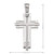 14k White Gold Fancy Religious Italian Cross