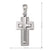 14 Karat White Gold Religious Italian Cross