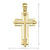 14k Yellow Gold Fancy Religious Italian Cross