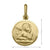 10, 14 Karat Yellow Gold Solid Angel Medallion