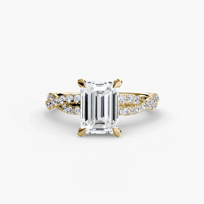 The Twisted Pavé Solitaire