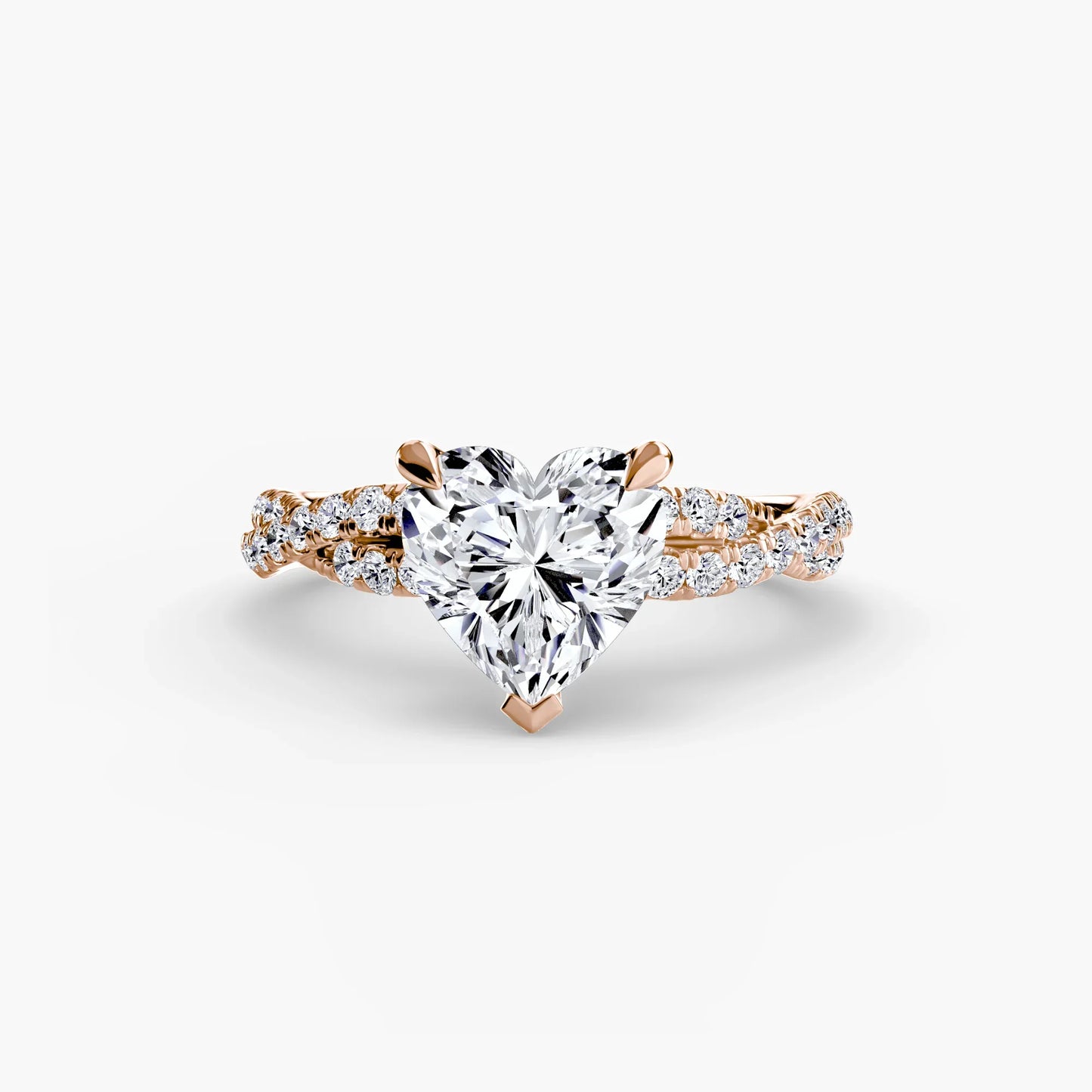 The Twisted Pavé Solitaire
