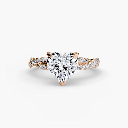 The Twisted Pavé Solitaire
