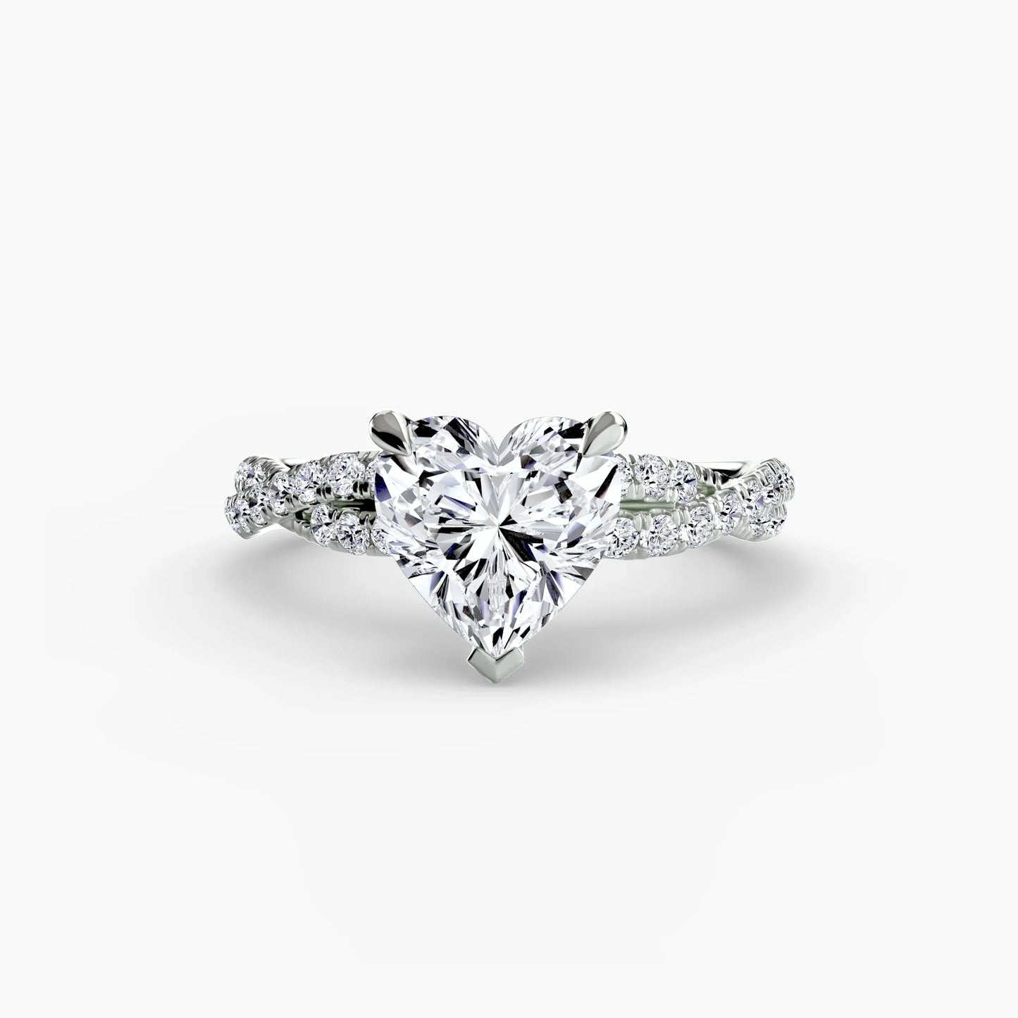 The Twisted Pavé Solitaire