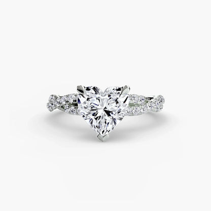The Twisted Pavé Solitaire