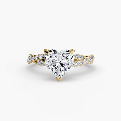 The Twisted Pavé Solitaire