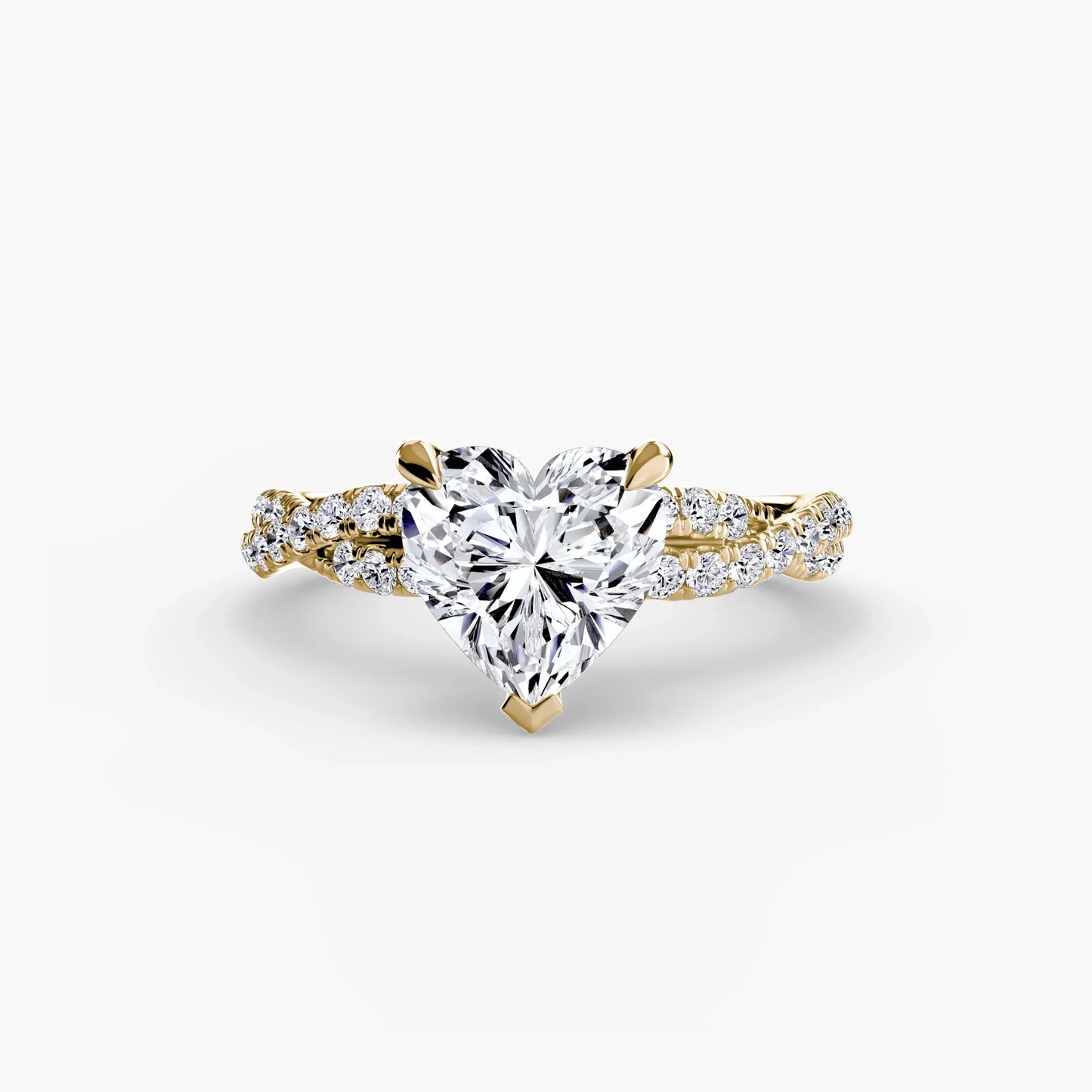 The Twisted Pavé Solitaire