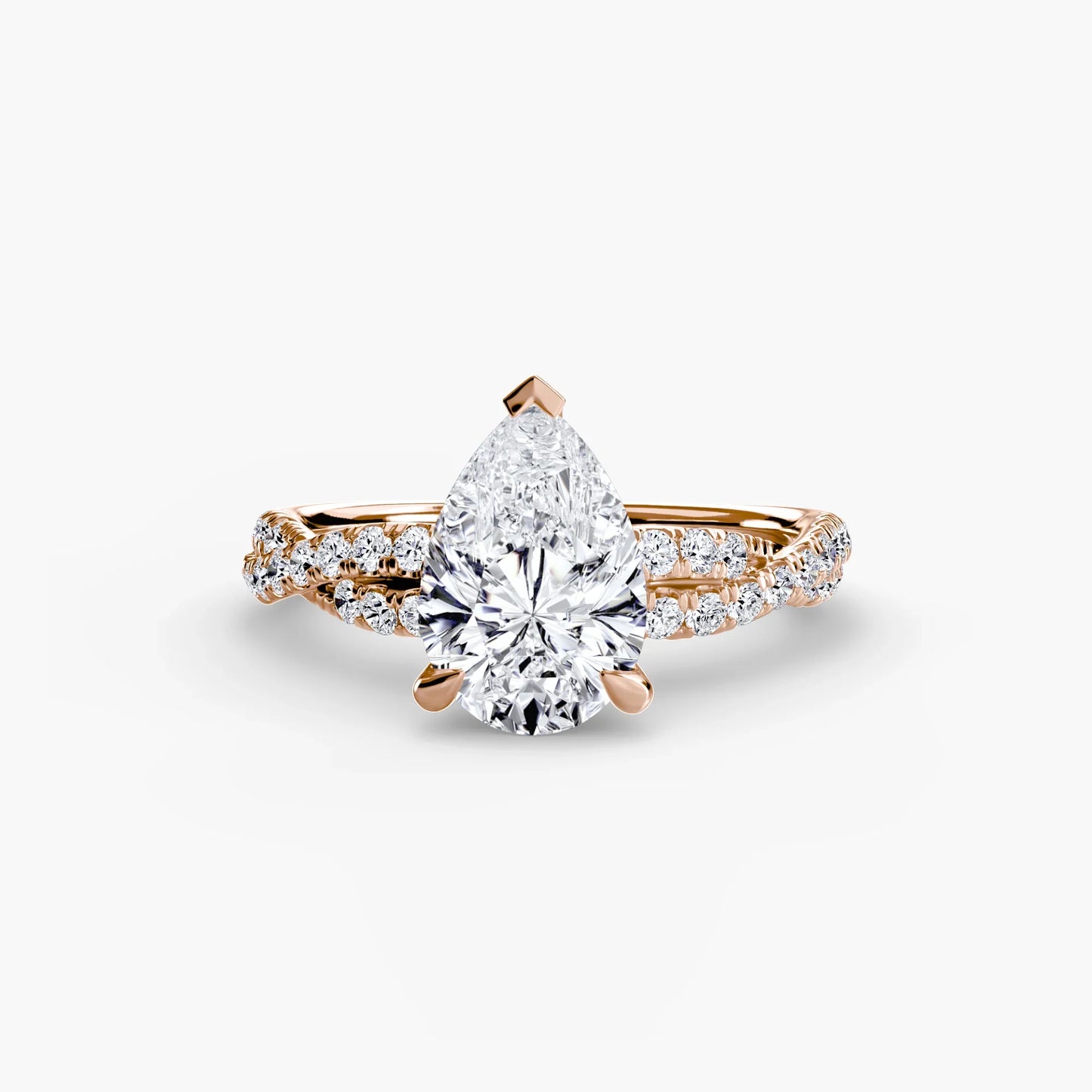 The Twisted Pavé Solitaire