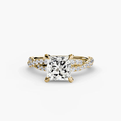 The Twisted Pavé Solitaire