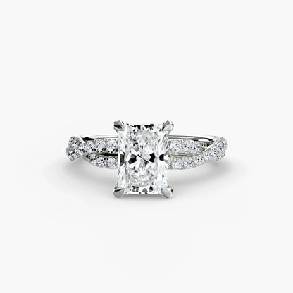 The Twisted Pavé Solitaire