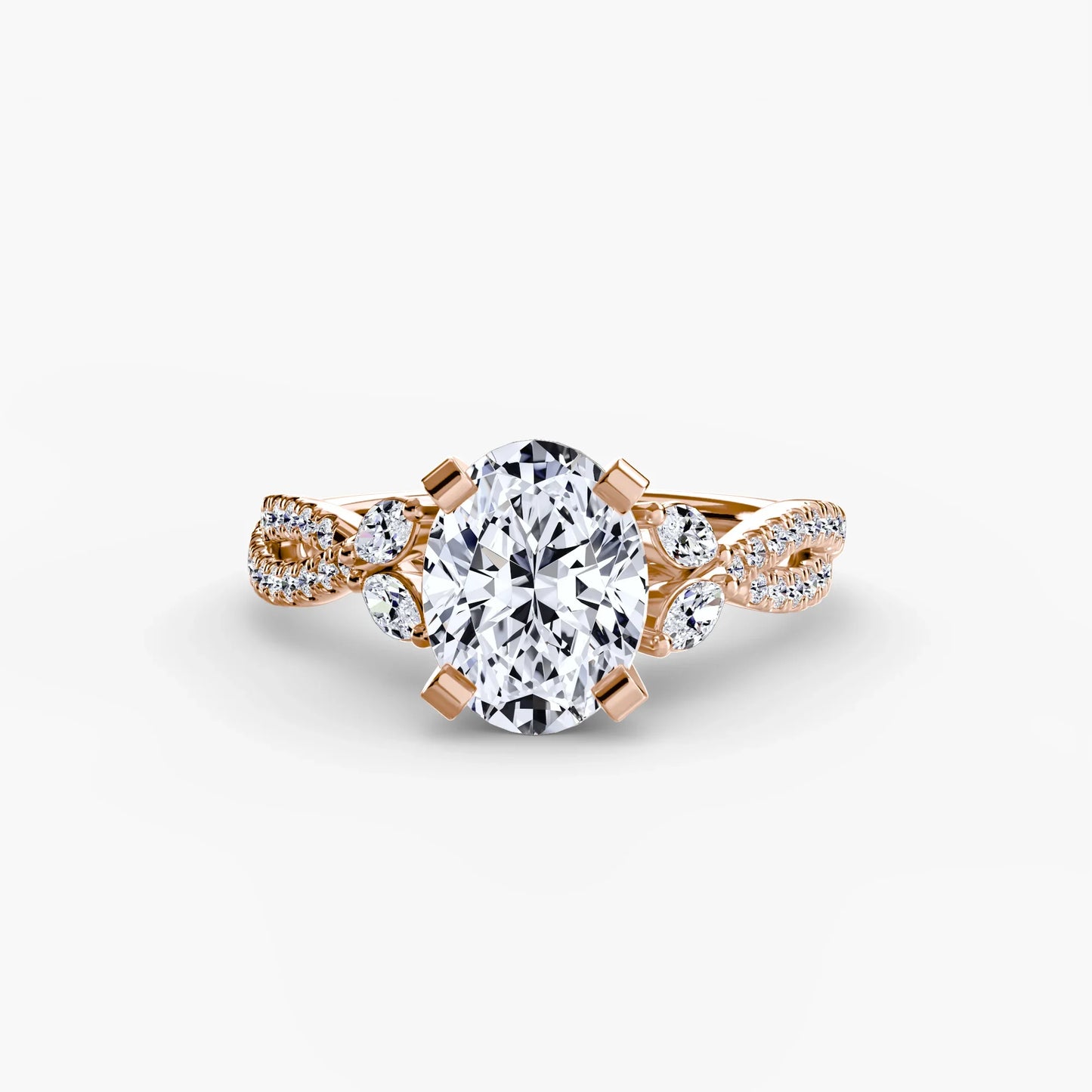 The Twist Pavé Ring