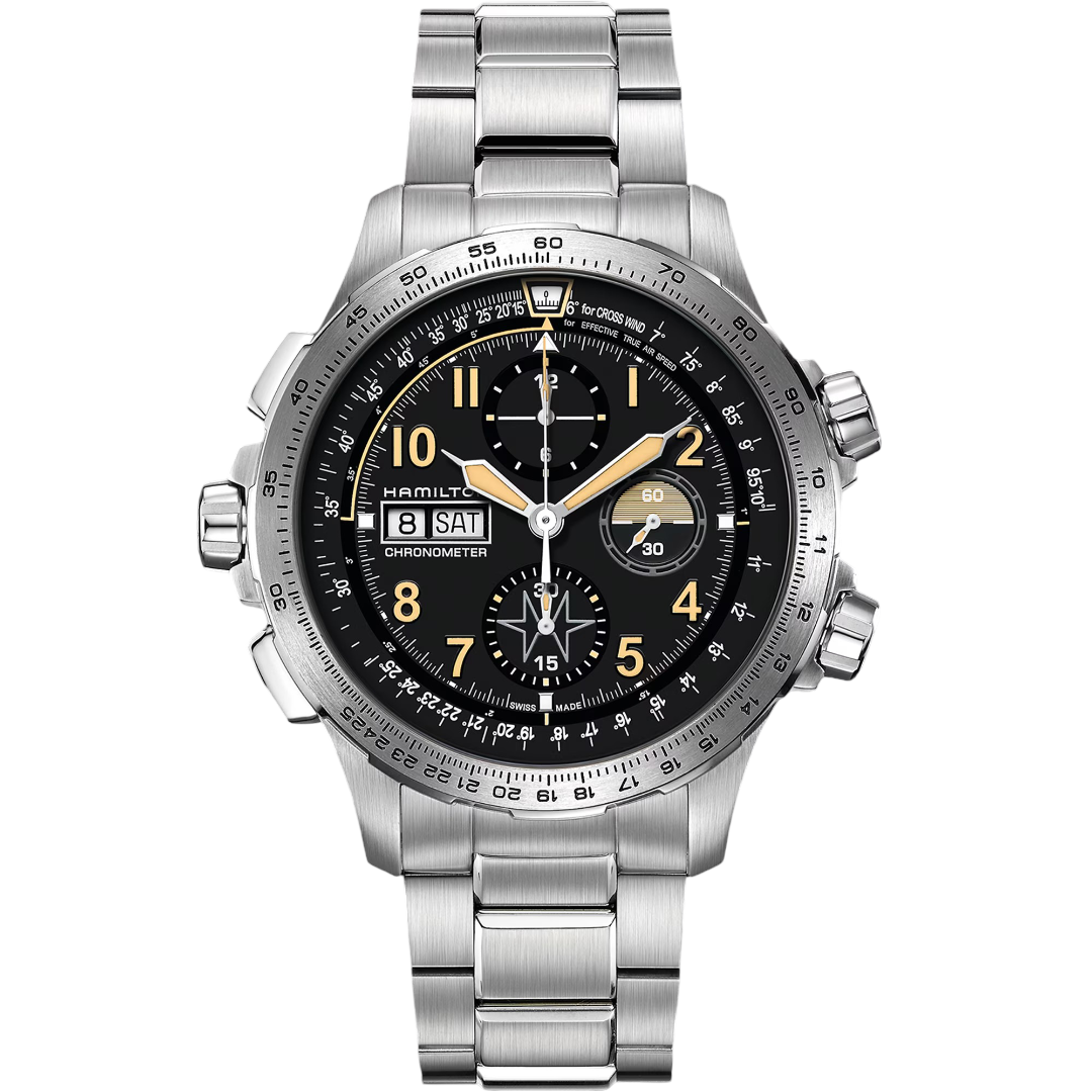 Hamilton Khaki Aviation X Wind Day Date Chrono | Limited Edition Automatic Men&#39;s Watch H77796135