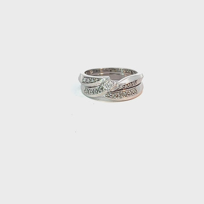 0.25 TDW Canadian Diamond Ring in 10K White Gold