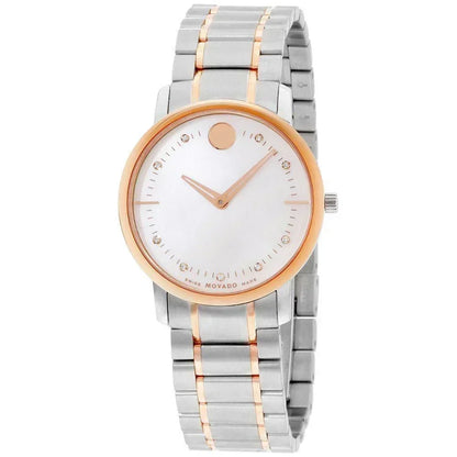 Movado TC Two-Tone Diamond Women's Watch 0606692