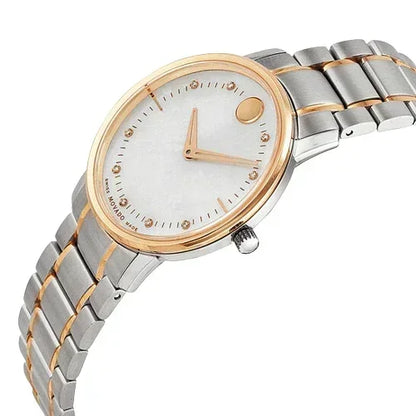 Movado TC Two-Tone Diamond Women's Watch 0606692