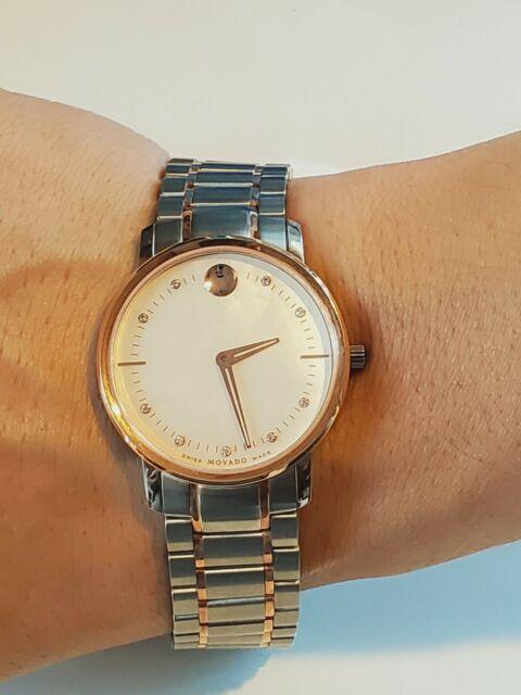 Movado TC Quartz Diamonds Womens Watch 0606692