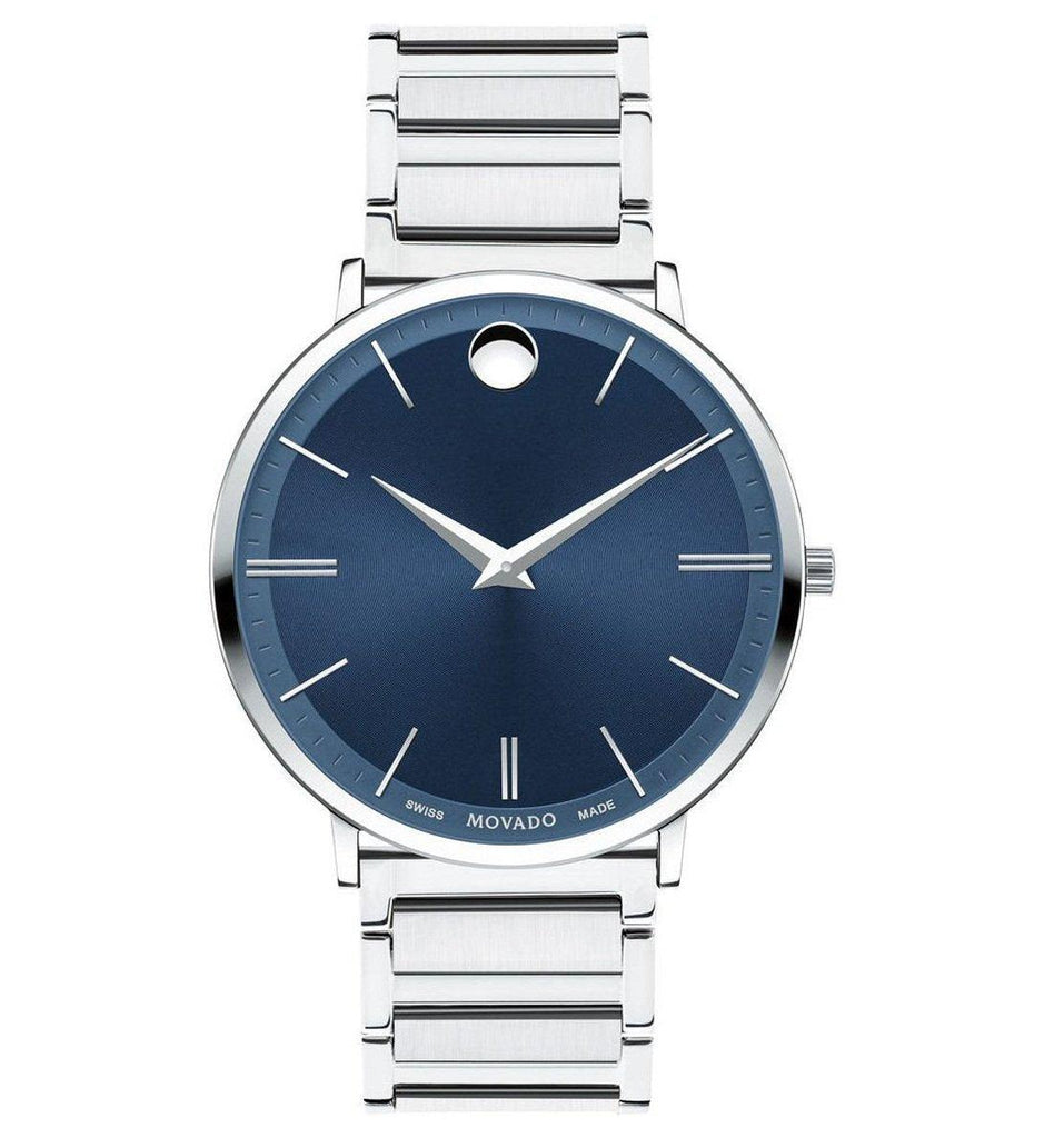 Movado watch outlet men's blue