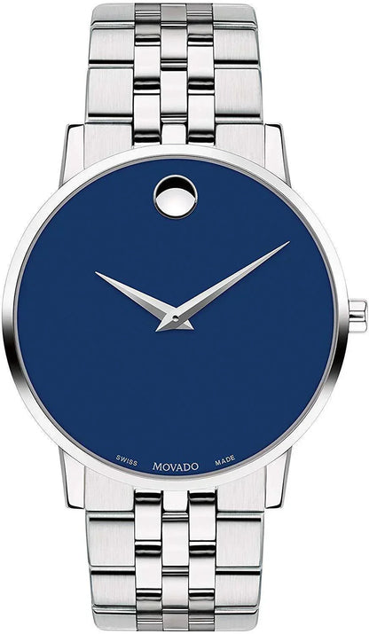 Movado Museum Classic Blue Dial Quartz Men's Watch 0607212