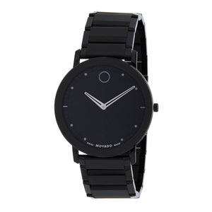 Black movado 2024 sapphire men's watch