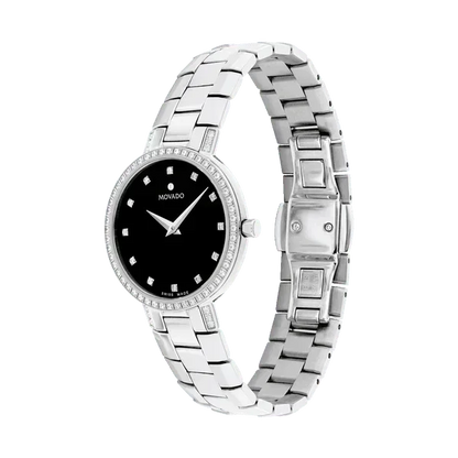 Movado Faceto Quartz Women's Watch 0607484