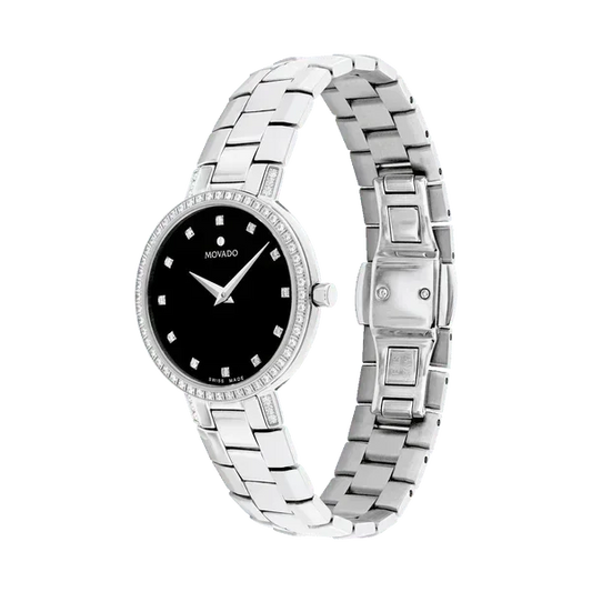 Movado Faceto Quartz Women's Watch 0607484