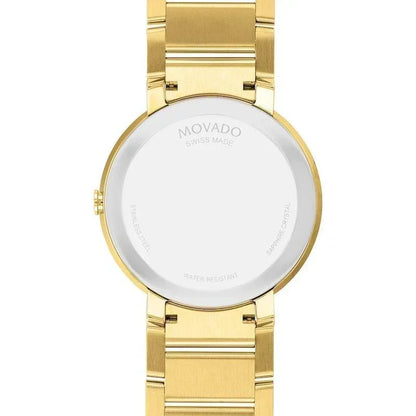 Movado Sapphire Quartz Mens Watch 0607588