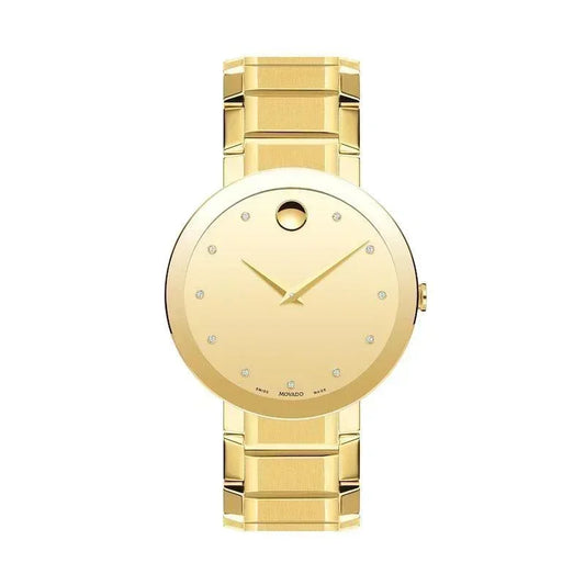 Movado Sapphire Quartz Men's Watch 0607588