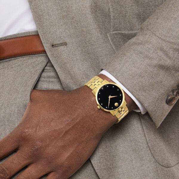 Movado Museum Classic Quartz Mens Watch 0607625
