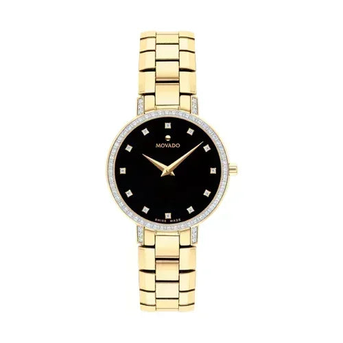 Movado FACETO Quartz Women's Watch 0607644