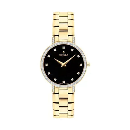 Movado FACETO Quartz Women's Watch 0607644