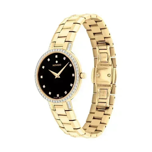 Movado FACETO Quartz Women's Watch 0607644