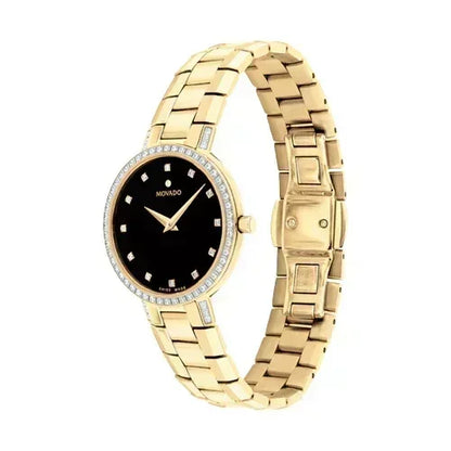 Movado FACETO Quartz Women's Watch 0607644