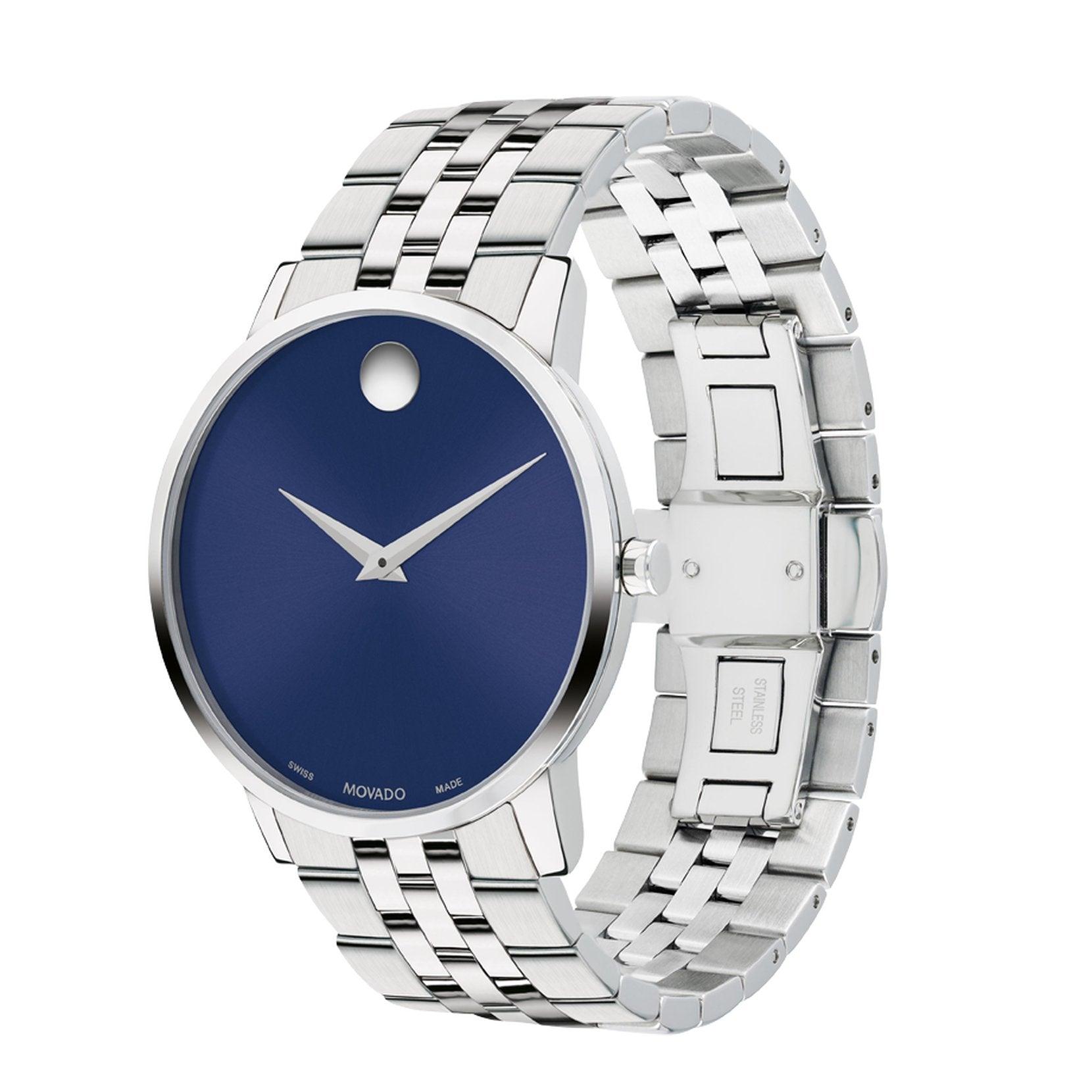 Movado museum discount stainless steel watch