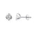 Canadian Diamond 0.30ct Solitaire Earrings in Tension Set in 14K White Gold