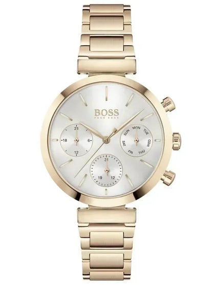 Hugo Boss Plated Stainless Steel Chain For Him Gold IP Men's Necklace