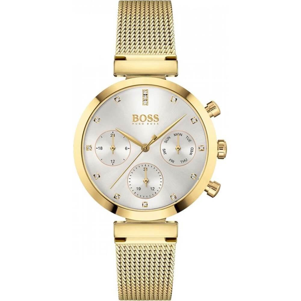 Hugo Boss Plated Stainless Steel Chain For Him Gold IP Men's Necklace