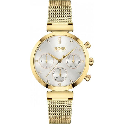 Hugo Boss Plated Stainless Steel Chain For Him Gold IP Men's Necklace