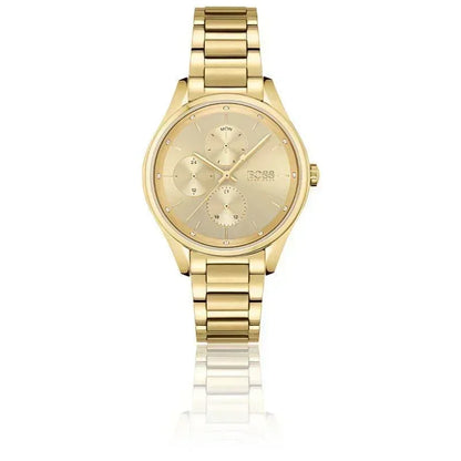 Hugo Boss Plated Stainless Steel Chain For Him Gold IP Men's Necklace