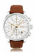 Hugo Boss Men's Grand Prix Chronograph Brown Leather Watch 1513475