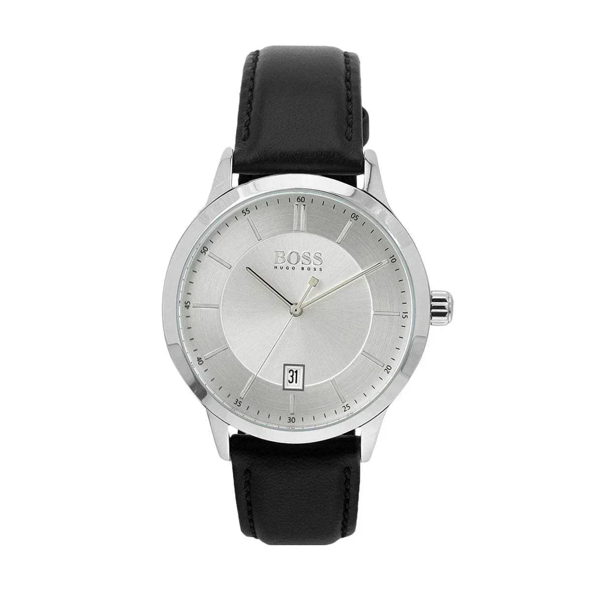 Hugo Boss Jewellery Brown Leather Men's bracelet 1580497M