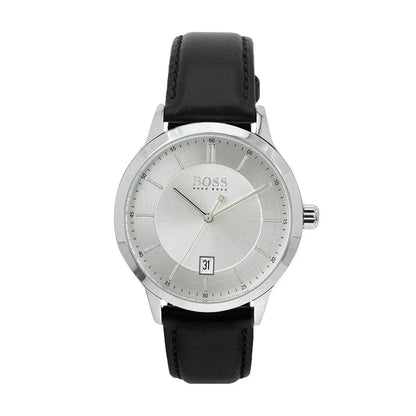 Hugo Boss Jewellery Brown Leather Men's bracelet 1580497M