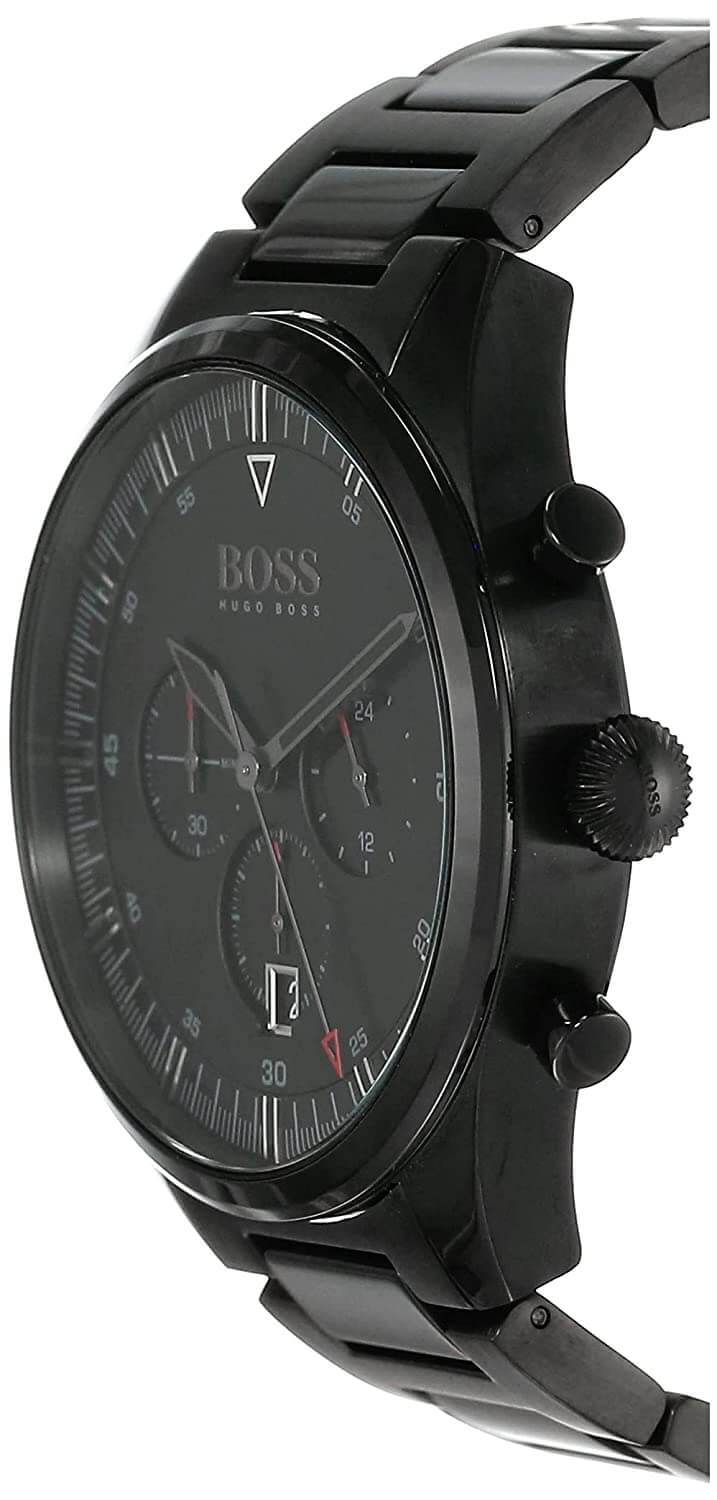 Hugo Boss 1513714 Pioneer Classic Analog Black Dial Quartz Men&#39;s Watch
